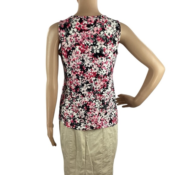 J.Jill Wearever Floral A-Line Tank Top Multicolor XS Petite - Picture 5 of 7